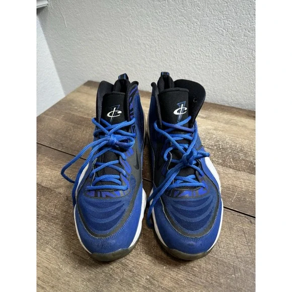 Nike Air Penny 5 Memphis‎ Tigers Men's Size 12 Blue Basketball Shoes 537331-401 - Picture 3 of 9